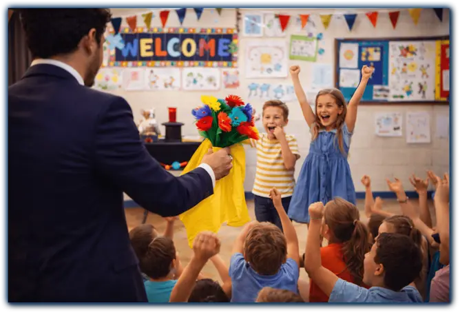 Spectacle de magie pour école à Royan